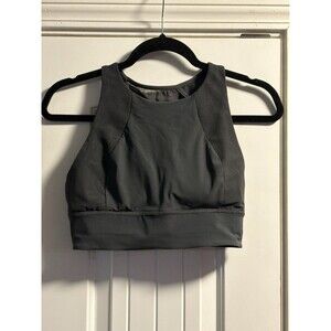 Lululemon‎ Bra Challenger Grey Sports Workout Sports Women's Size 8 With Padding
